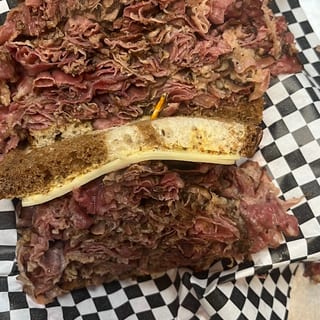Mega Tsunami Pastrami Sandwich